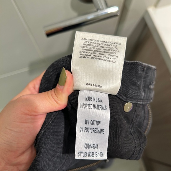 Straight leg black denim - Picture 5 of 9